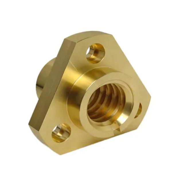 China PVD Gold Plating H65 H68 0.02mm Brass Machining Parts factory