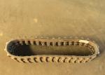 34 Links Small Rubber Tracks With Joint Free Steel Cord / Inside Metal