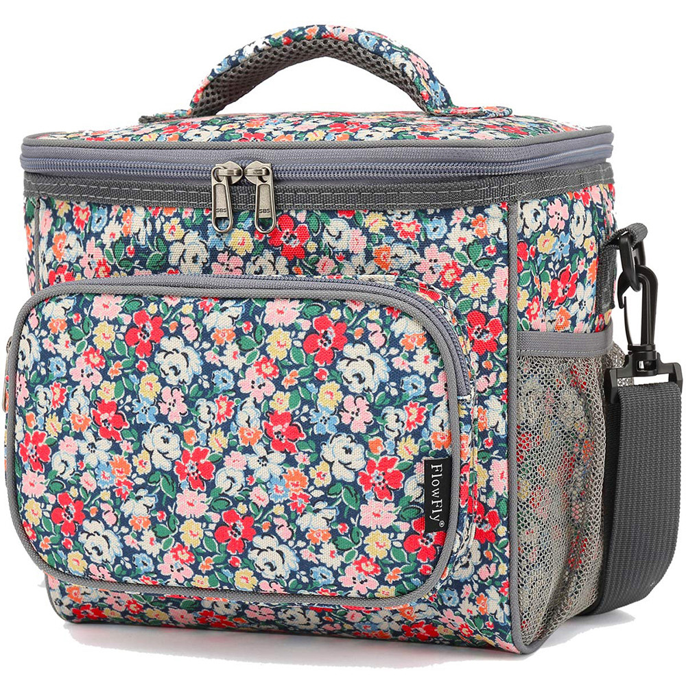 Waterproof Polyester Leakproof Cooler Tote Bag with Detachable Shoulder Strap