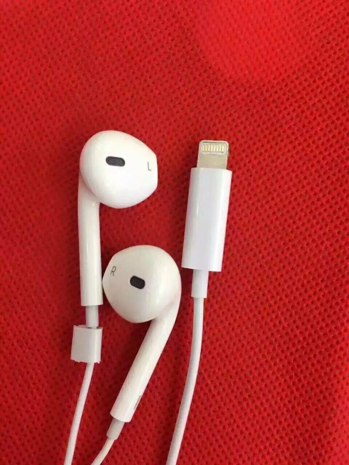 iPhone 7 plus & 6s & i Lightning 8Pin Digital Earphone Wired Headset Earbuds iPhone 7 ,7plus & 6s & iPad