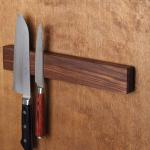 16 Inch Walnut Grain Knife Magnetic Strip Optional Size 14inch Bar for Culinary