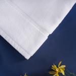 Jacquard Logo Hotel Bath Mat 50*80cm Double - Sided Absorbent Cotton Yarn