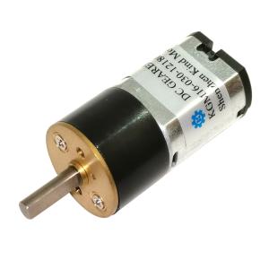 China 20mm Metal Brushed DC Geared Motor 12v Low Noise Long Life factory