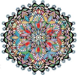 China Mandala Set DIY Diamond Painting Kits With Partial Crystal Diamond For Home Wall Decor Gift factory