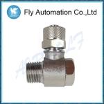 Pneumatic1525 Series Tube CAMOZZI Swivel Male Elbow Sprint Nickel-plated 6/4-1/8