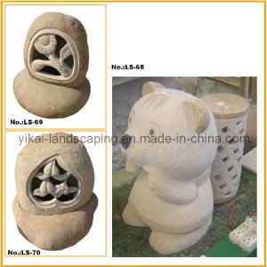China Outdoor Granite Garden Lamp factory