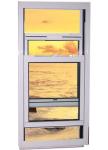 Tempered Glass Single Hung Window