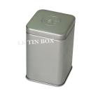 Airtighted Metal Plug Lid Square Tin box for Herbal Tea Storage