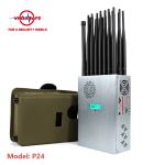 Portable 24 Bands 5G Cell Phone Jammer 12000mAh Built In Battery Vodasafe P24