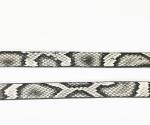 1CM Wide Snake Print Belt Womens With Round Covered Buckle