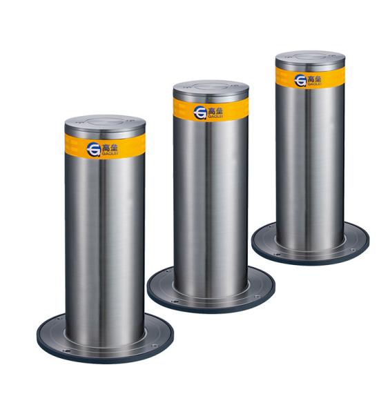 Voice Prompts Lift Out Bollards 219 Mm Diameter 50m Remote Control Driveway