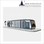 Wifi Solar T8 Tubes Lcd Bus Station Shelter