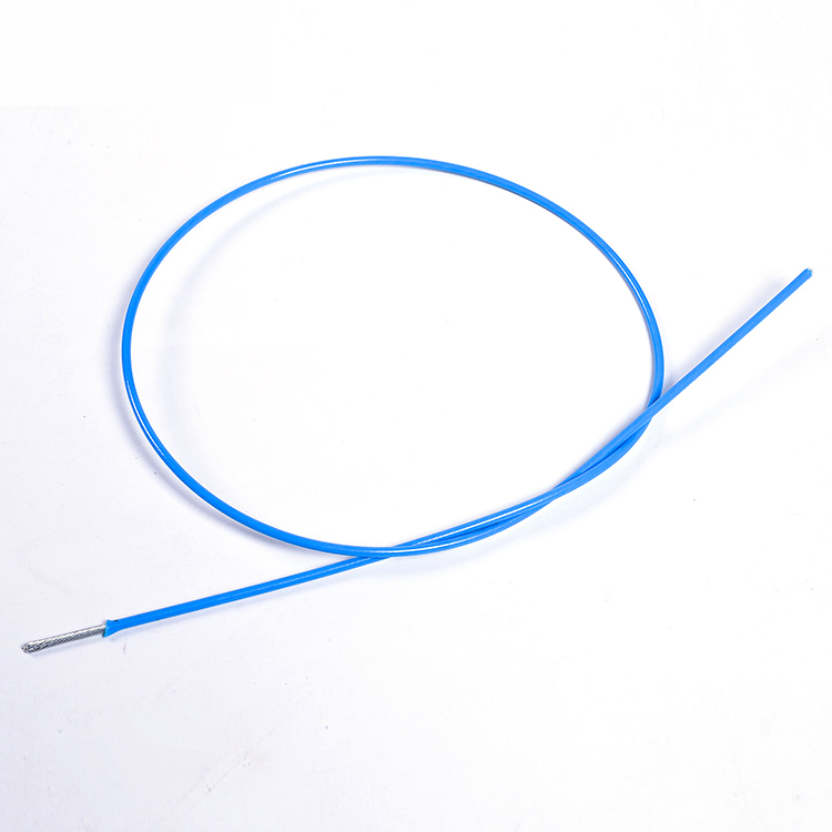 Non-Alloy 3/16 Diameter Blue Color PVC Coated Galvanized Steel Wire Rope Cable For Good Performance In Marine Applications