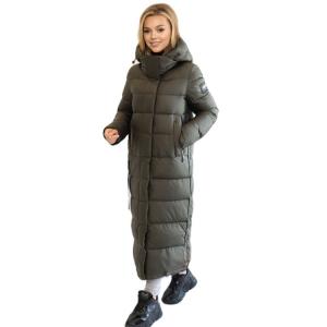 China FODARLLOY 2022 new design ladies warm hooded cotton-padded clothes slim long down winter jackets women coats factory