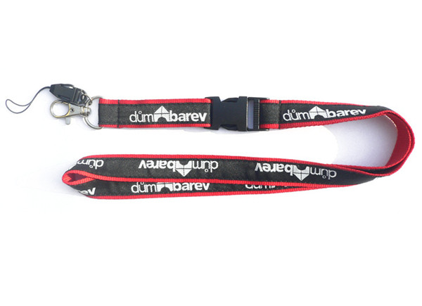 China Double layer jacquard logo lanyards, jacquard label overlaid lanyard, factory