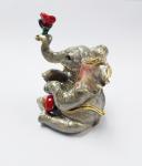 Pewter Golden wedding favors gifts elephant trinket jewelry box