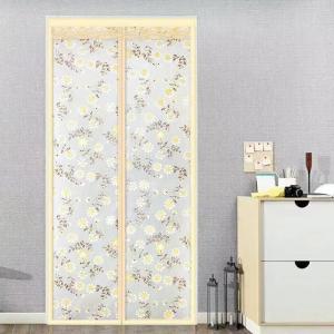 China Printed Plastic Film Door Magnetic Anti Cold Foil Door 90x220cm factory