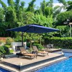 Outdoor Furniture Aluminum Frame Waterproof Cantilever Garden Beach Patio Sun