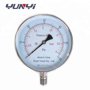 China Stainless Steel 316L Air Pressure Gauge Industrial Digital Display Pressure Meter factory