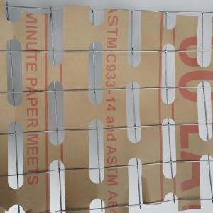 China Astm C847 Code Compliant Welded Wire Lath With Kraft Paper Backing For Stucco Systems factory