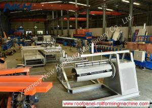 China Metal Sheet 0.3 - 1.0 * 1250mm Steel Slitting Machine Line With Re-Coiler factory