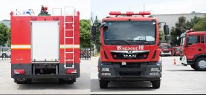 China MAN 5T Water Foam Tank Fire Fighting Truck Specialized Vehicle Price China Manufacturer factory
