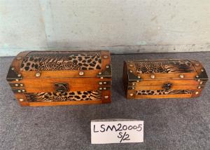 China SENMIN Handicraft S26x12.5 Decorative Leather Boxes factory