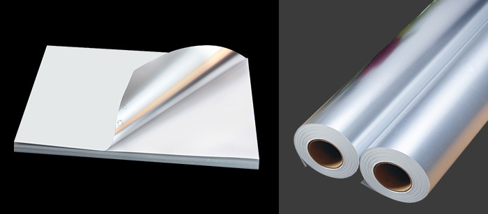 High Glossy Sliver Self Adhesive Sticker Paper 130gsm A4 Waterproof