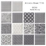 Wear-Resistance Center-Prominent 152x152mm Inside Ceramic Wall Tiles For Dinging