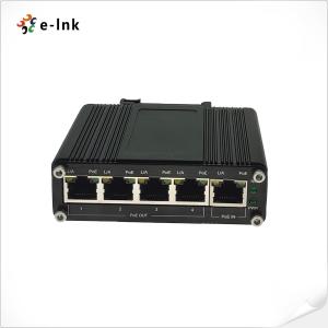 China IP40 95W Gigabit PoE Extender 1 Port 802.3bt To 4 Port 802.3af/At 10Gbps factory