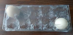 China egg trays 6 holes 2*3 holes PVC / PET / APET... quail egg container blister products factory