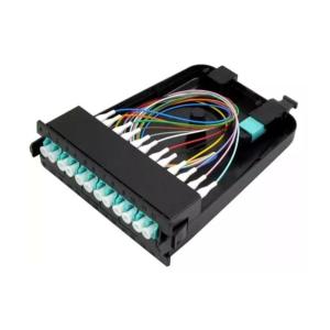 China 93*86*29 ABS Box Material FTTH Optical Om3 Cable Cassette Box Fiber Optic MTP MPO Modular factory
