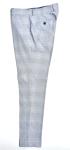 Slim Fit Mens 3 Pieces Suit Business Formal Light Grey Check Color SGS