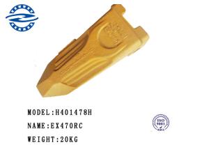 China Yellow Excavator Forged Bucket Teeth / Adapter / Side Cutter Ex470rc H401478h factory