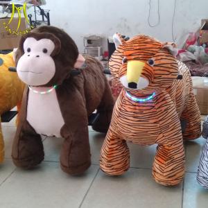 China Hansel carnival rides walking animal plush power wheels ride on animal toy factory