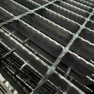 China PVDF Painted Strength Industrial Steel Grating Plate 8mm Bearing Bar factory