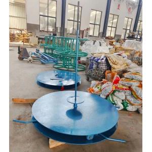 Turntable Device Laying Bracket Vertical Type Wire Reel Stand Stringing