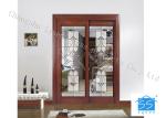 Hollow Insulated Privacy Decorative Panel Glass Red Copper Thickness 25.4 MM