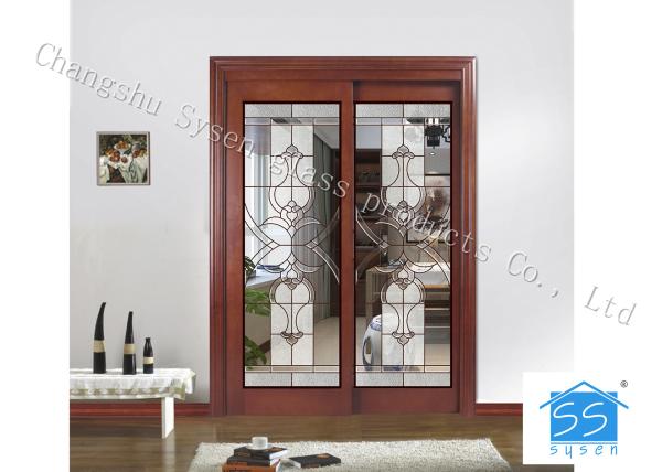 Hollow Insulated Privacy Decorative Panel Glass Red Copper Thickness 25.4 MM
