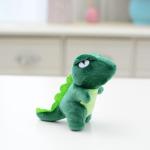 Dark Color Tiny Stuffed Animal Keychains Muscle Dinosaur Shape Skin Friendly