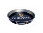 Round Big Metal wine serving tray Full Color Printed Tin Bar Gift Pallet