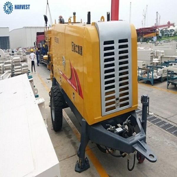 China Max Conveying Distance 150m  HBT6013K 40M3/H Concrete Pump Trailer factory