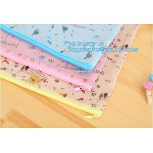 office stationery ladies document A4 file wallet bag, B4 A4 B5 A5 A6 zipper file