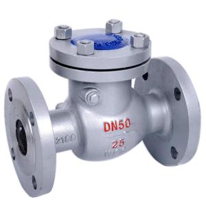 China ASME B16.34 And API 6D ANSI Flange Bolted Bonnet 316 Stainless Steel Swing Check Valve factory