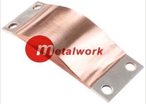 China CE Flexible Copper Shunts , Copper Foil Connector For Electrical Connection factory