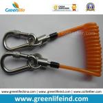 Customized Retractable Orange Strong Tool Coiled Lanyard Holders