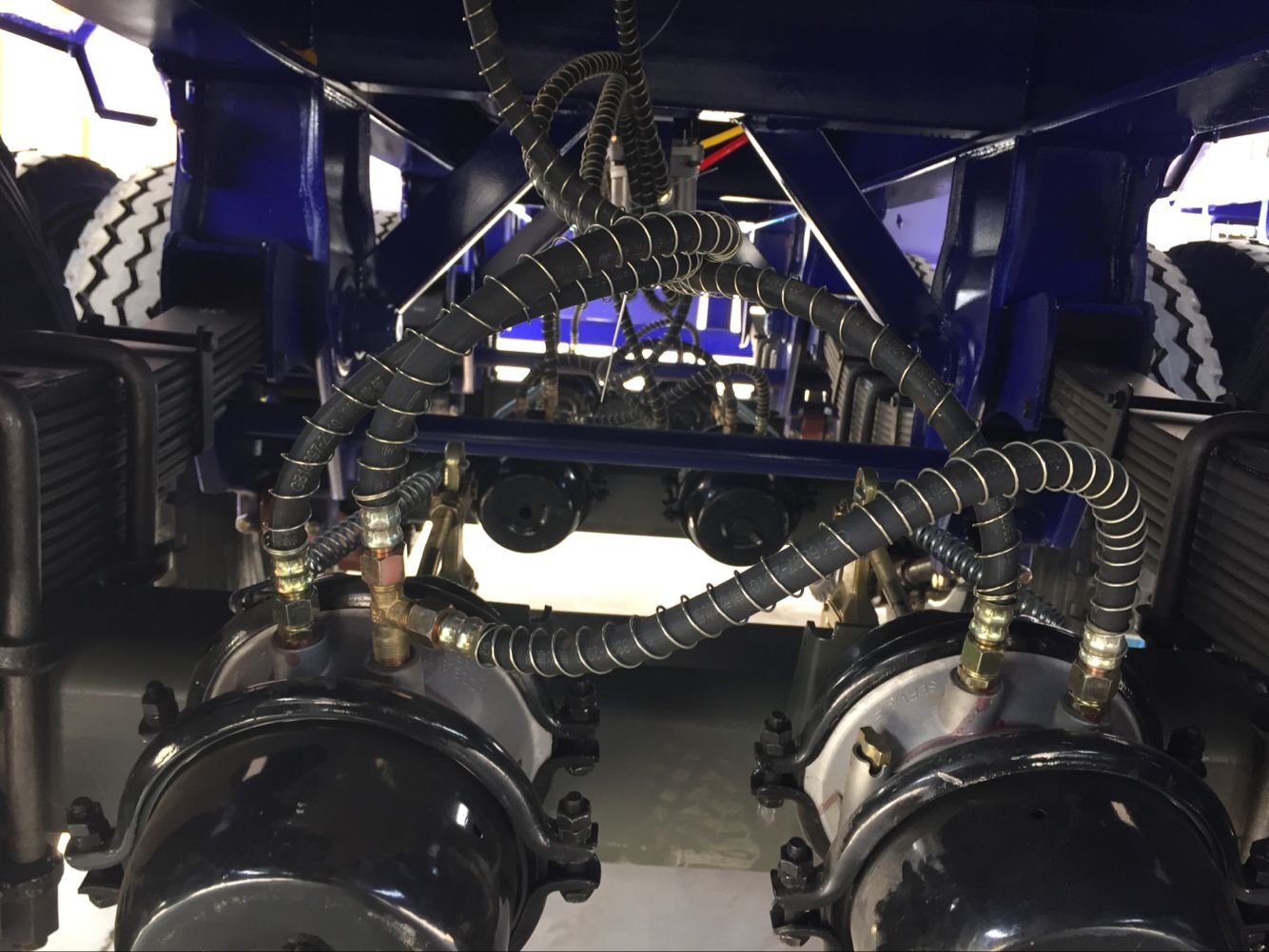 Used New Lowboy Truck Trailer 60T Lowbed Semi Trailer For Sale