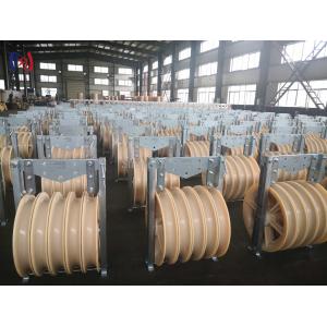 Aluminium Sheave 60KN Large Diameter Rope Pulley Universal Stringing Block