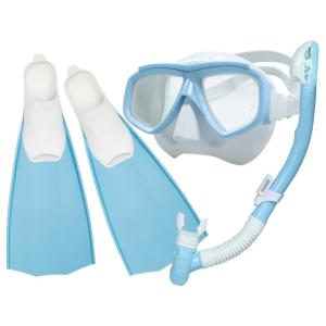 China PVC Frame Youth Diving Scuba Swimming Snorkel Mask Set Eco Friendly factory