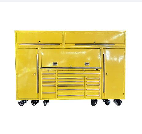 Customized Support Cold Rolled Steel Tool Cabinet Workshop Red Black Modular Workbench